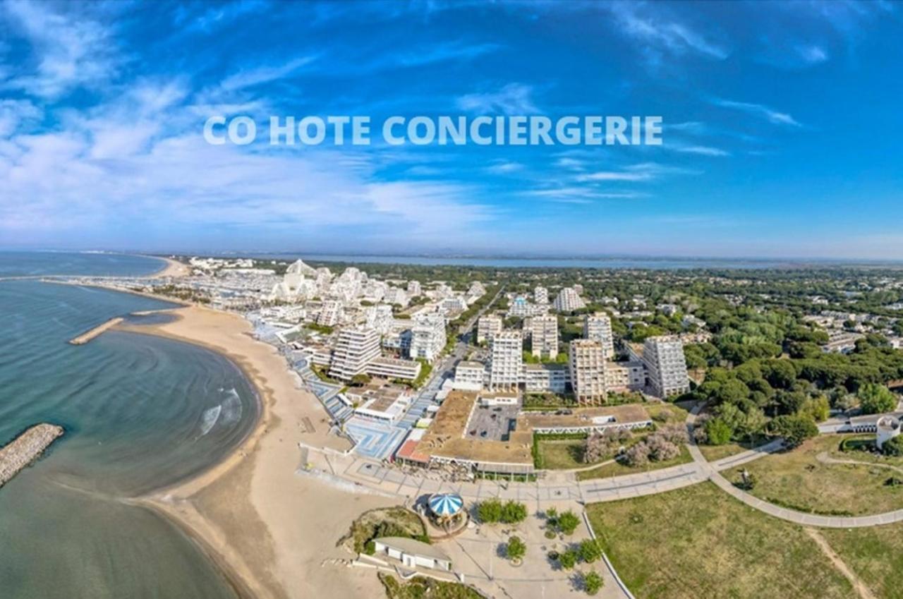 CORAIL STUDIO - 2MIN PLAGE CENTRE VILLE WIFI - IDEAL FAMILLE - CoHôteConciergerie la Grande Motte La Grande-Motte Exterior foto